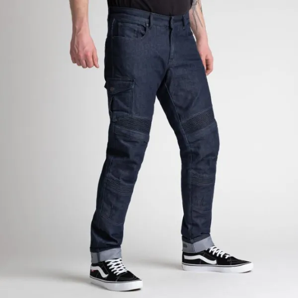 Outlet Broger Kevlarbukser – Ohio Jeans Raw Navy str. 28