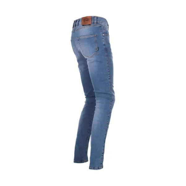 Discount Richa Kevlarbukser – Second Skin Washed Blue