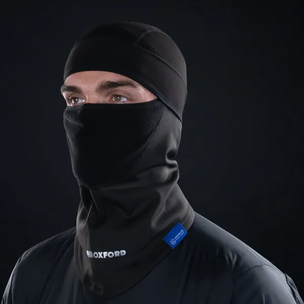 Hot Balaclava MC- – Oxford Advanced Windproof Black CA230301