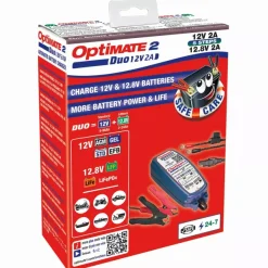 Clearance Optimate MC-Batterilader – 2 Duo