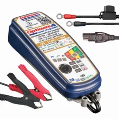 Clearance Optimate MC-Batterilader – 4 Quad Gold