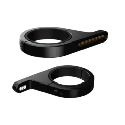 Best Oxford MC Blinklys sæt – DarkTurner Sequential Fork Mounted Indicators EL367