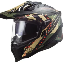 Hot LS2 MC-Enduro-/ADV-hjelm – MX701 Explorer C Extend Matt Green