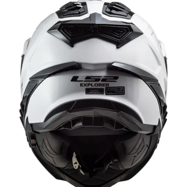 Discount LS2 MC-Enduro-/ADV-hjelm – MX701 Explorer Solid White