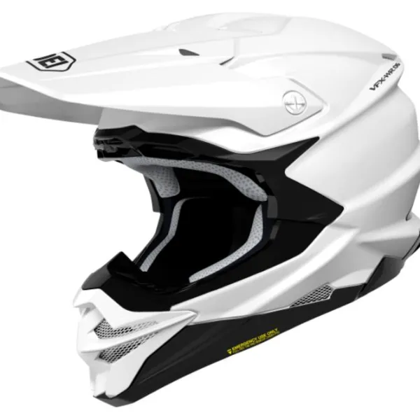 Online Shoei MC-Enduro-/ADV-hjelm – VFX-WR 06 Blank Hvid