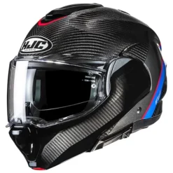 Outlet HJC MC Flip Up hjelm – F100 Carbon Stan MC21