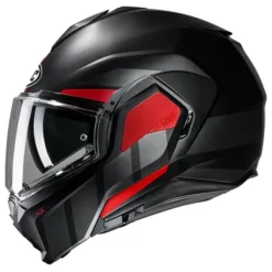 Discount HJC MC Flip Up hjelm – I100 Beis MC1SF Sort/Rød