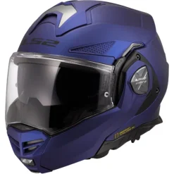 Outlet LS2 MC Flip Up hjelm – Advant X Solid Navy Blue