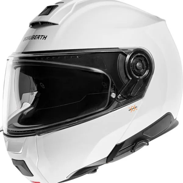 Schuberth MC Flip Up hjelm – C5 ANC Gloss hvid