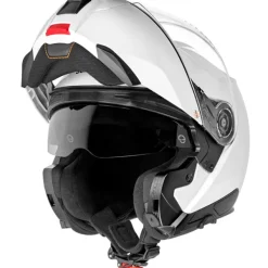 Schuberth MC Flip Up hjelm – C5 ANC Gloss hvid