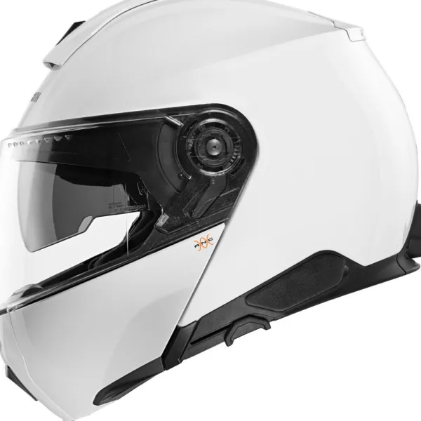 Schuberth MC Flip Up hjelm – C5 ANC Gloss hvid