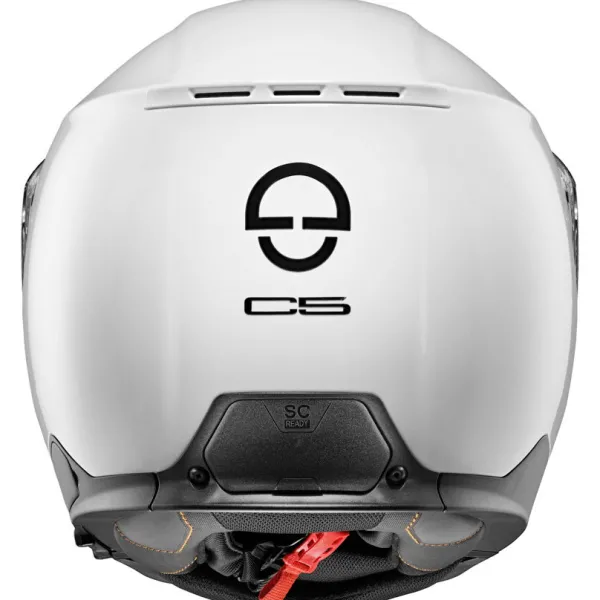 Schuberth MC Flip Up hjelm – C5 ANC Gloss hvid