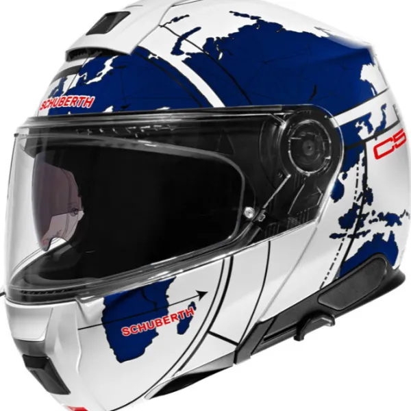 Schuberth MC Flip Up hjelm – C5 Globe Blue