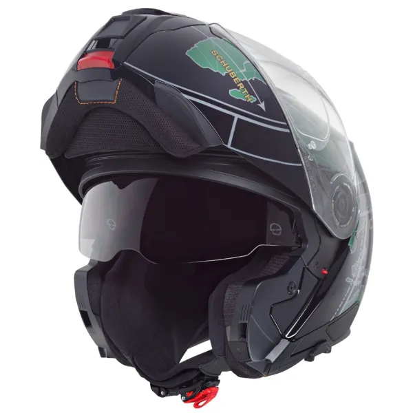 Discount Schuberth MC Flip Up hjelm – C5 Globe Green