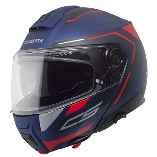 Schuberth MC Flip Up hjelm – C5 Omega Blue