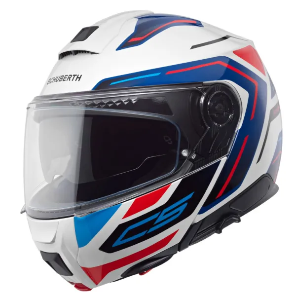 Outlet Schuberth MC Flip Up hjelm – C5 Omega White