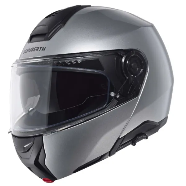 Hot Schuberth MC Flip Up hjelm – Concept Glossy Silver