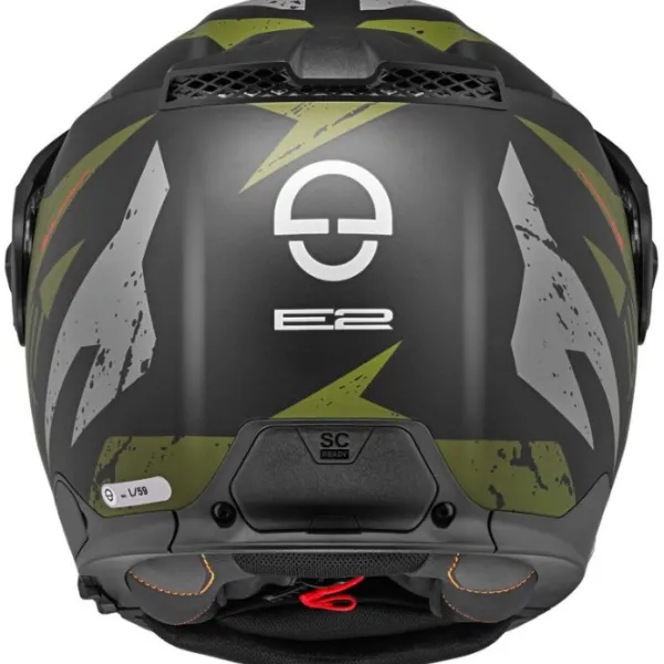Online Schuberth MC Flip Up hjelm – E2 Explorer Matt Green