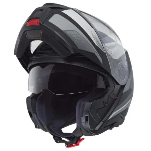 Best Schuberth MC Flip Up hjelm – Helmet Concept Tracer Anthracite Matt