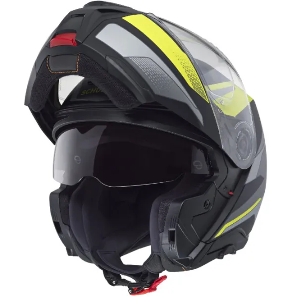 New Schuberth MC Flip Up hjelm – Helmet Concept Tracer Gul