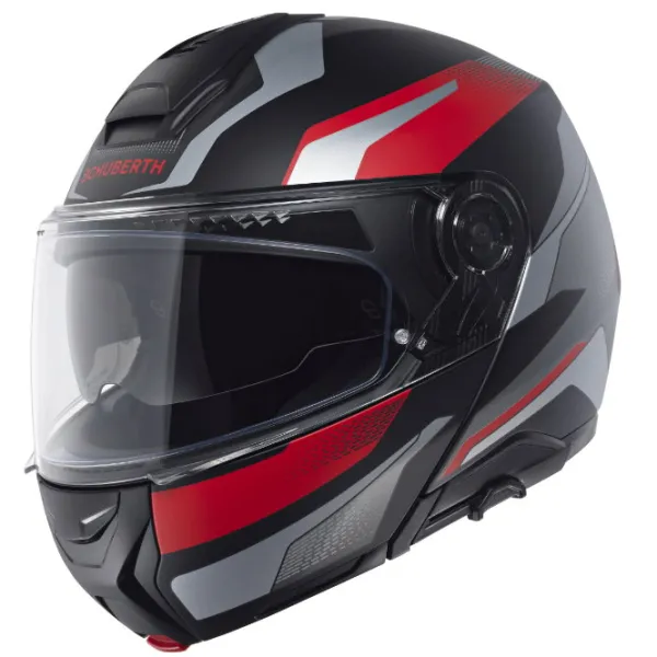 Clearance Schuberth MC Flip Up hjelm – Helmet Concept Tracer Red Matt