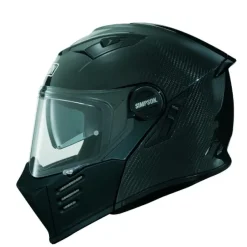 Outlet Simpson MC Flip Up hjelm – Darksome Carbon 22.06