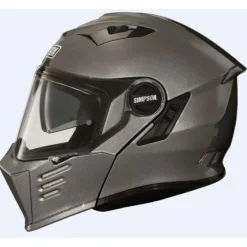 Sale Simpson MC Flip Up hjelm – Darksome Gun Metal 22.06