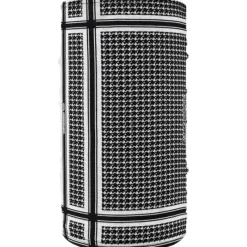 Hot Zan Headgear MC-Halsrør – Motley Tube Fleece Houndstooth Black White