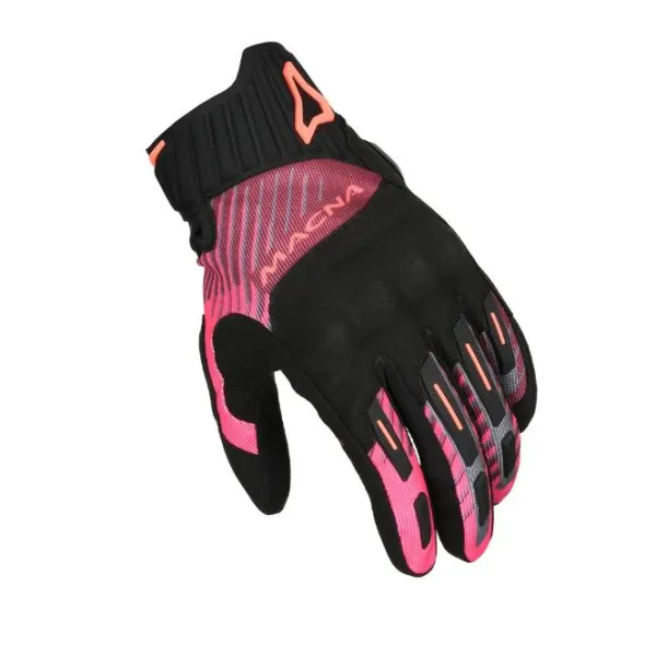 Clearance Macna MC Handsker – Octar 2.0 Lady Sort/Bordeaux/Pink