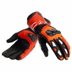 Hot Richa MC-Handsker – RS86 Glove Rød/Fluo