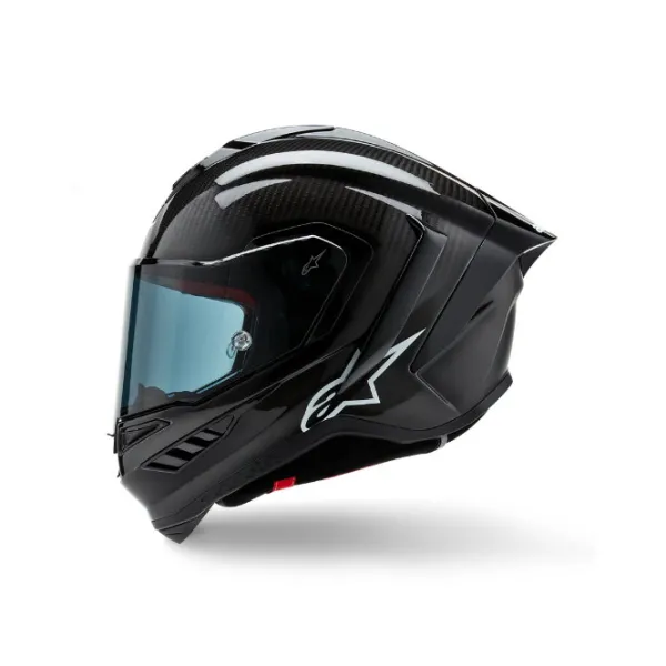 New Alpine MC-hjelm fullface – stars Supertech R10 Sort Carbon