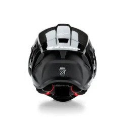 New Alpine MC-hjelm fullface – stars Supertech R10 Sort Carbon
