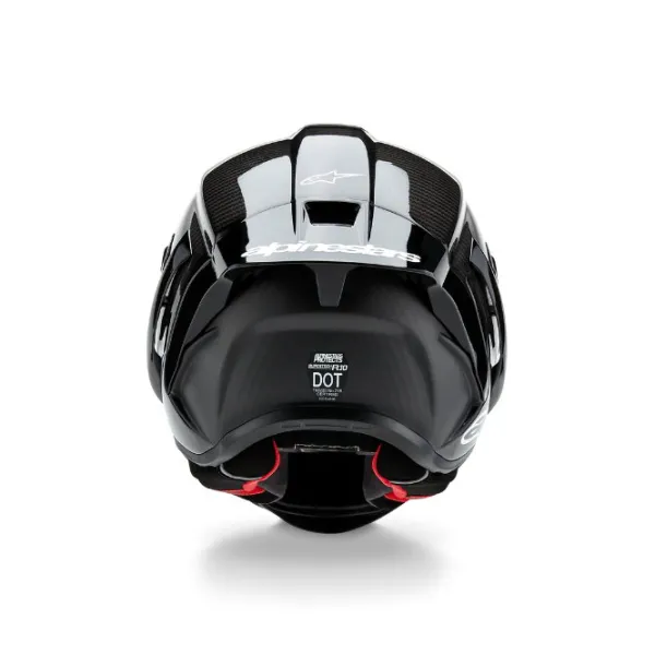 New Alpine MC-hjelm fullface – stars Supertech R10 Sort Carbon