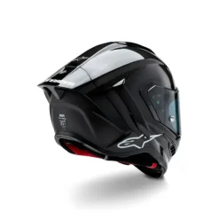 New Alpine MC-hjelm fullface – stars Supertech R10 Sort Carbon