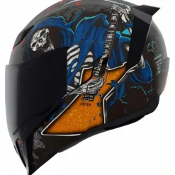 Discount Icon MC-hjelm fullface – Airflite Trick or Street 22.06