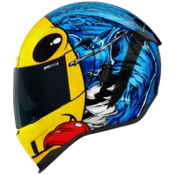 Discount Icon MC-hjelm fullface – Airform Brozak MIPS Blå 22.06
