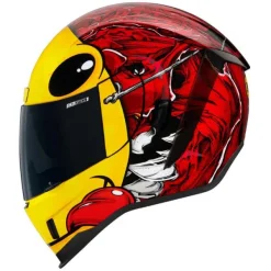 Discount Icon MC-hjelm fullface – Airform Brozak MIPS Rød 22.06