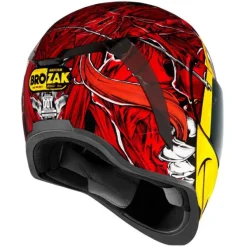 Discount Icon MC-hjelm fullface – Airform Brozak MIPS Rød 22.06