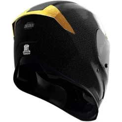 Discount Icon MC-hjelm fullface – Airframe Pro Carbon 4Tress Gul 22.06