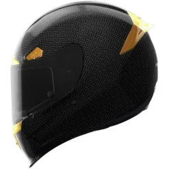 Discount Icon MC-hjelm fullface – Airframe Pro Carbon 4Tress Gul 22.06