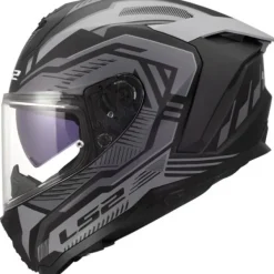 Discount LS2 MC-hjelm fullface – Challenger II Dravix Grå