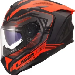 LS2 MC-hjelm fullface – Challenger II Dravix Rød