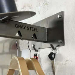 Sale MC-Hjelmholder – Gray Steel X5 Hjelm- og Udstyrsholder Gun Metal