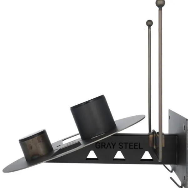Discount MC-Hjelmholder – Gray Steel X7 Hjelm- og Udstyrsholder Gun Metal