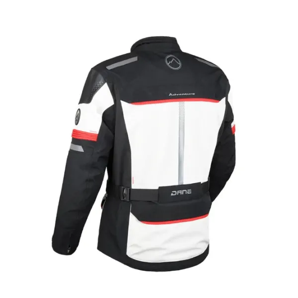 Sale Dane MC-Jakke – Bornholm Gore-Tex Pro Sort/Rød/Grå