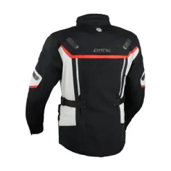 Best Dane MC-Jakke – Nimbus 3 Gore-Tex Pro Sort/Grå/Rød