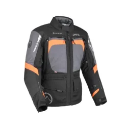 Clearance Dane MC-Jakke – Reykjavik Gore-Tex Sort/Orange/Grå