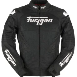 Hot Furygan MC-Jakke – Atom Vented Evo Sort/Hvid