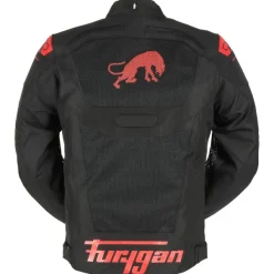 New Furygan MC-Jakke – Atom Vented Evo Sort/Rød