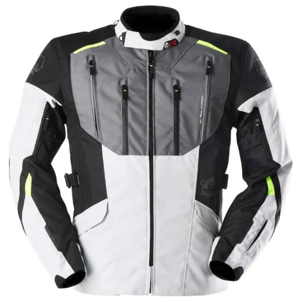 Furygan MC-Jakke – Brooks Black/Pearl/Yellow Fluo